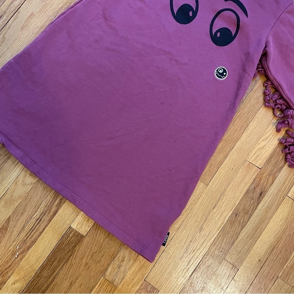 Loud Apparel Time to Go Maroon A-Line Dress Girls Size 12 Organic Cotton - Picture 9 of 12